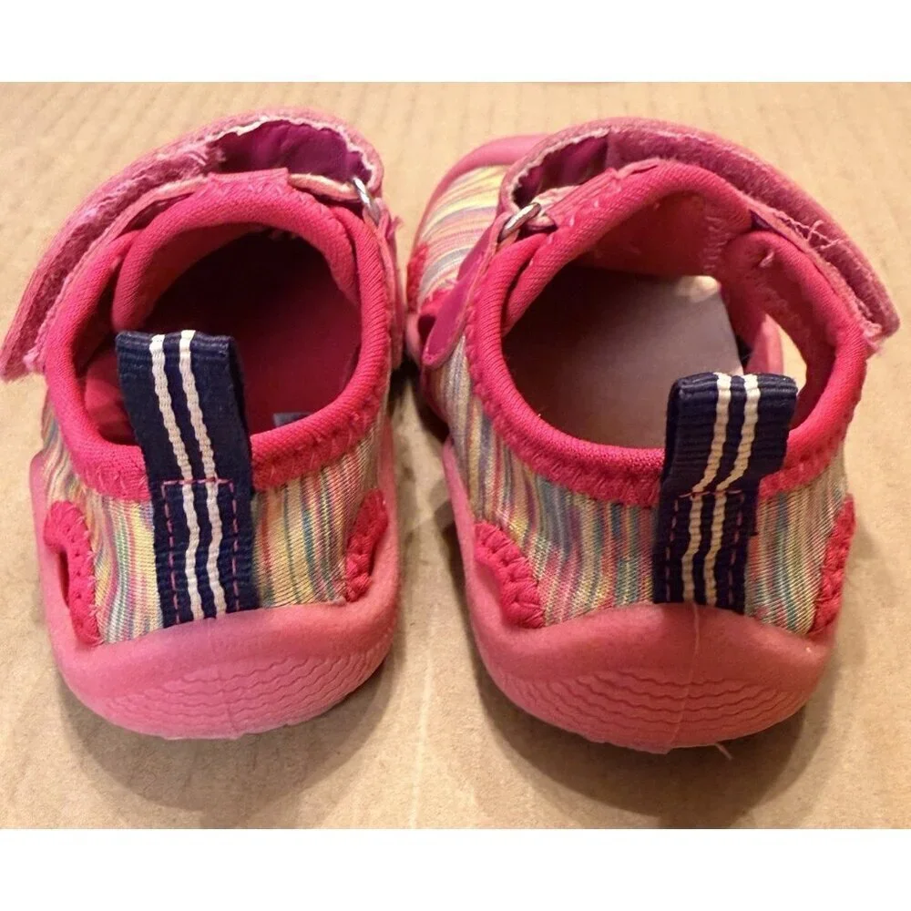 Nautica Slip Resistant Pink Water Shoes Kids Girls Size 5 Beach Shoe
